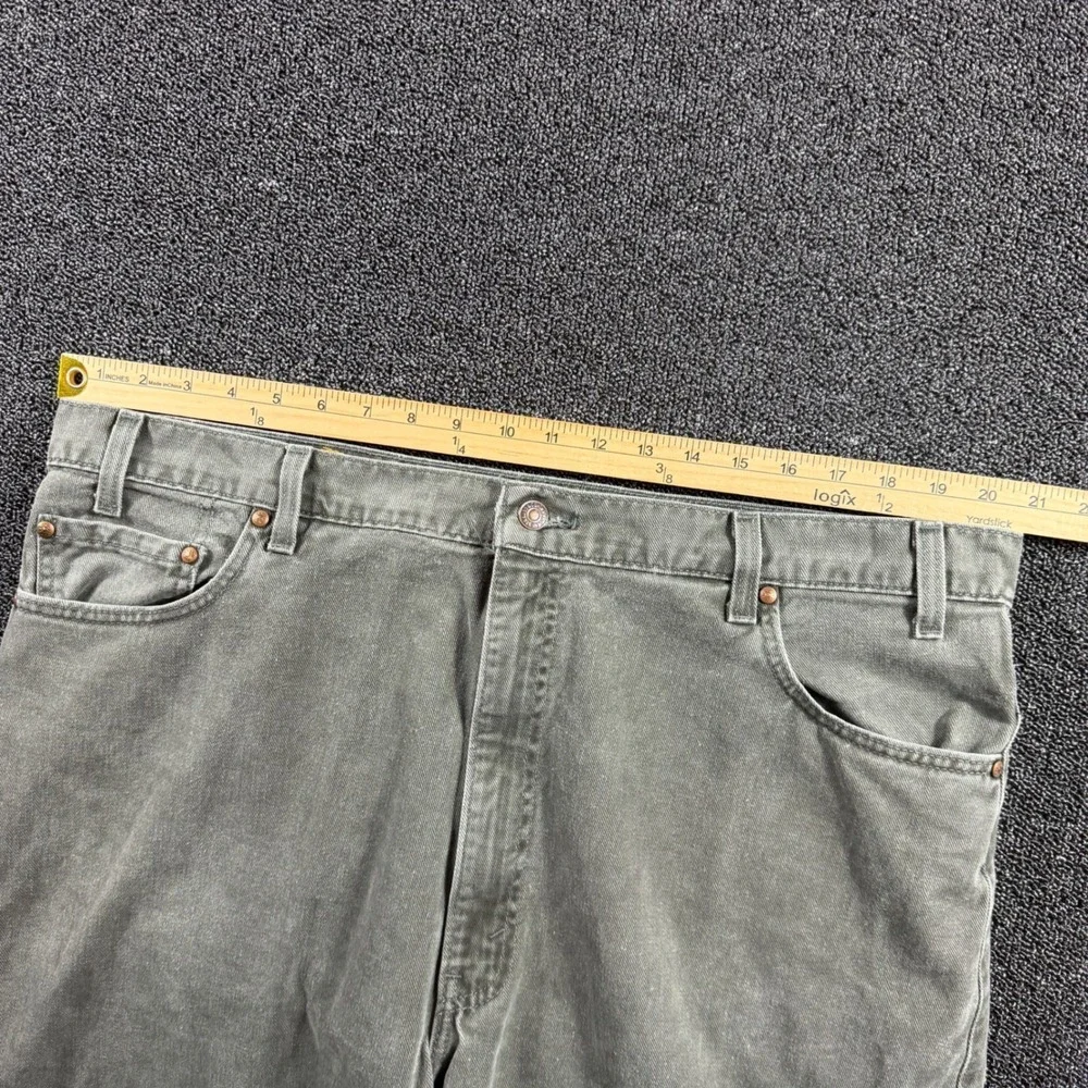 Vintage‎ Levi's 540 Relaxed Fit Jeans Men's 42x30 Olive USA Made 90s Orange Tab